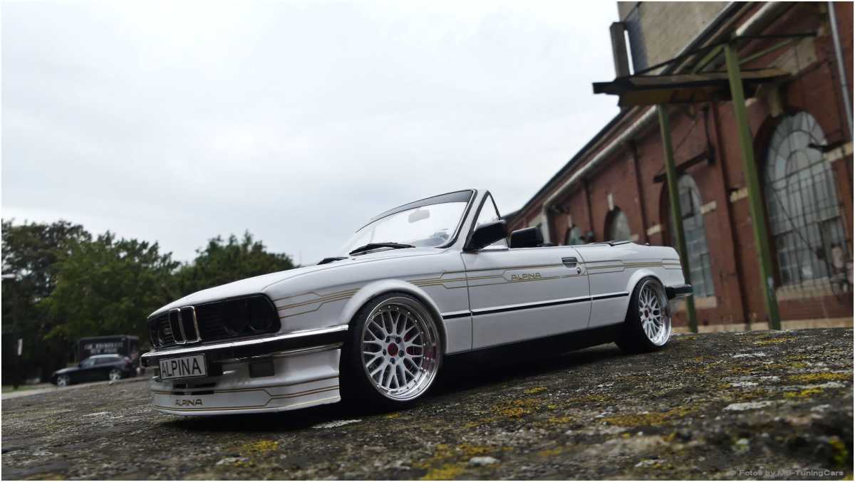 1:18 BMW E30 Cabriolet Alpina C2 2.7 / Metall Modell + OVP